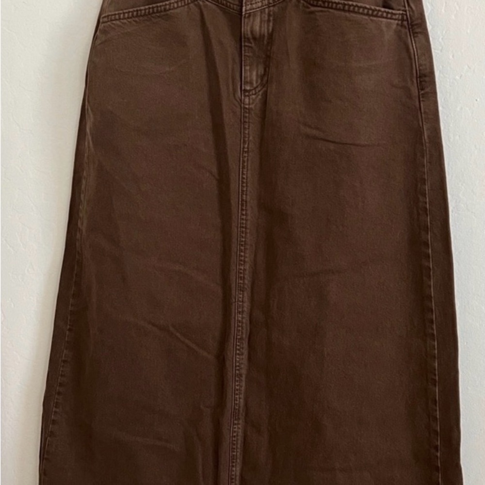 We The Free Chocolate Maxi Skirt - Picture 4 of 11